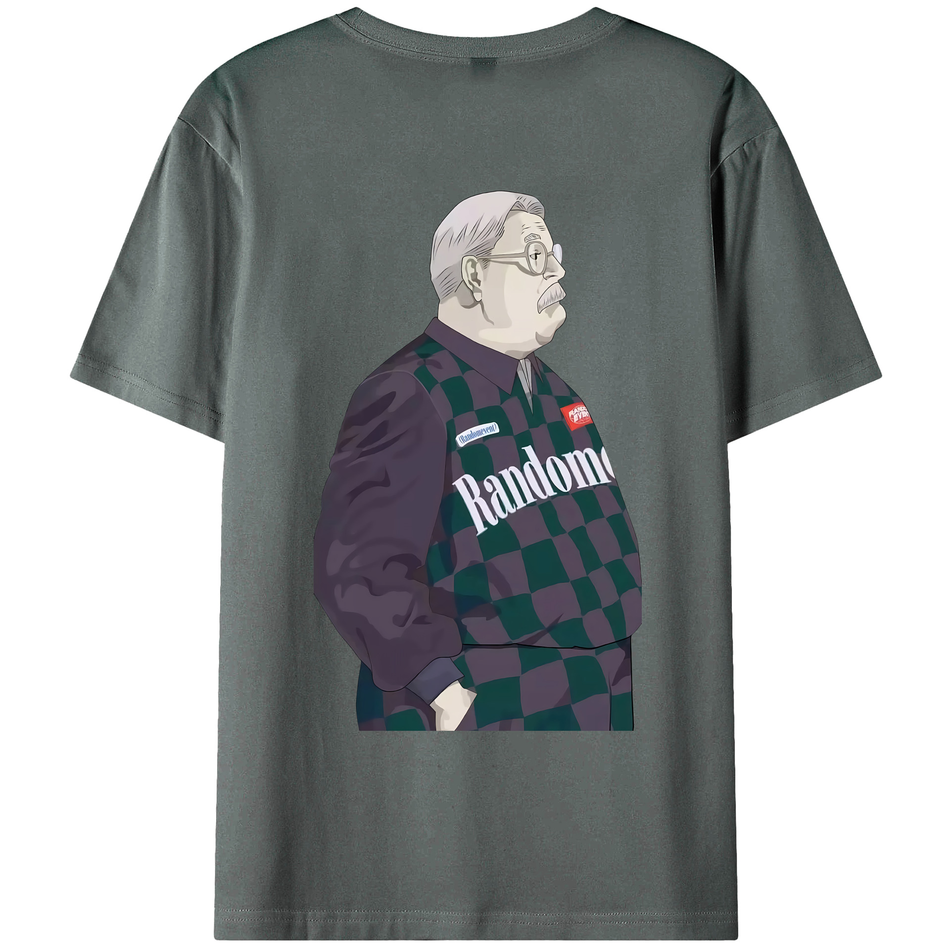（画像用） SLAM DUNK／スラムダンク 綿100％ メンズ半袖Tシャツ（バックプリント） 通気性
